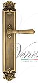 Дверная ручка Venezia на планке PL97 мод. Vignole (мат. бронза) проходная