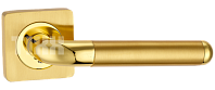 Дверная ручка TIXX мод. Эриче (матовая латунь/ латунь блест.) DH 213-05 SG/GP
